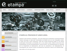 Tablet Screenshot of etampa.ch
